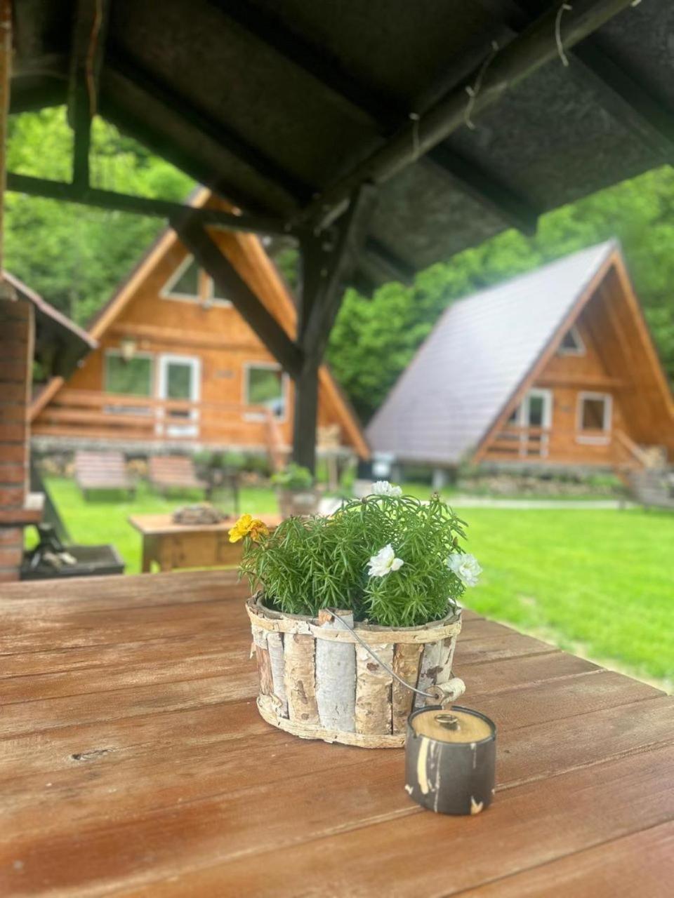 Villa Cabanutze Satic Rucăr Esterno foto